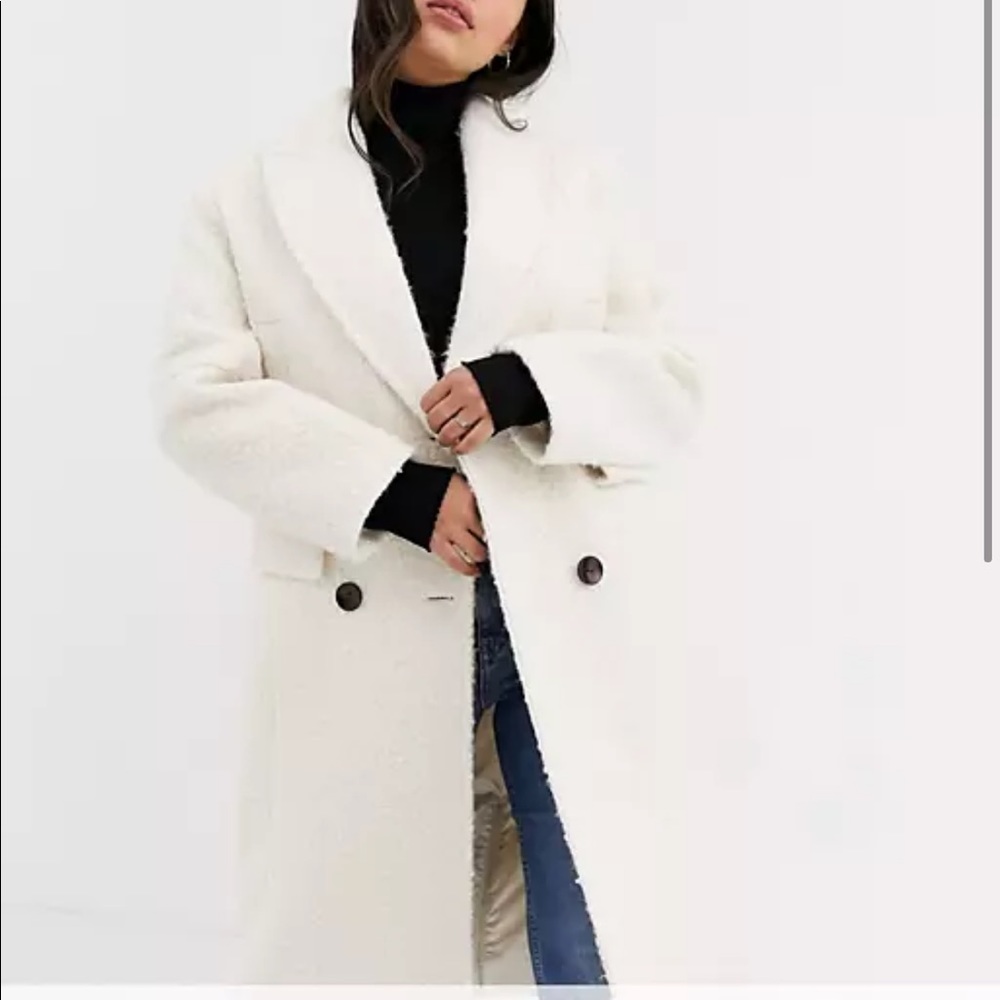 Topshop Petite Boucle Coat - Picture 10 of 10